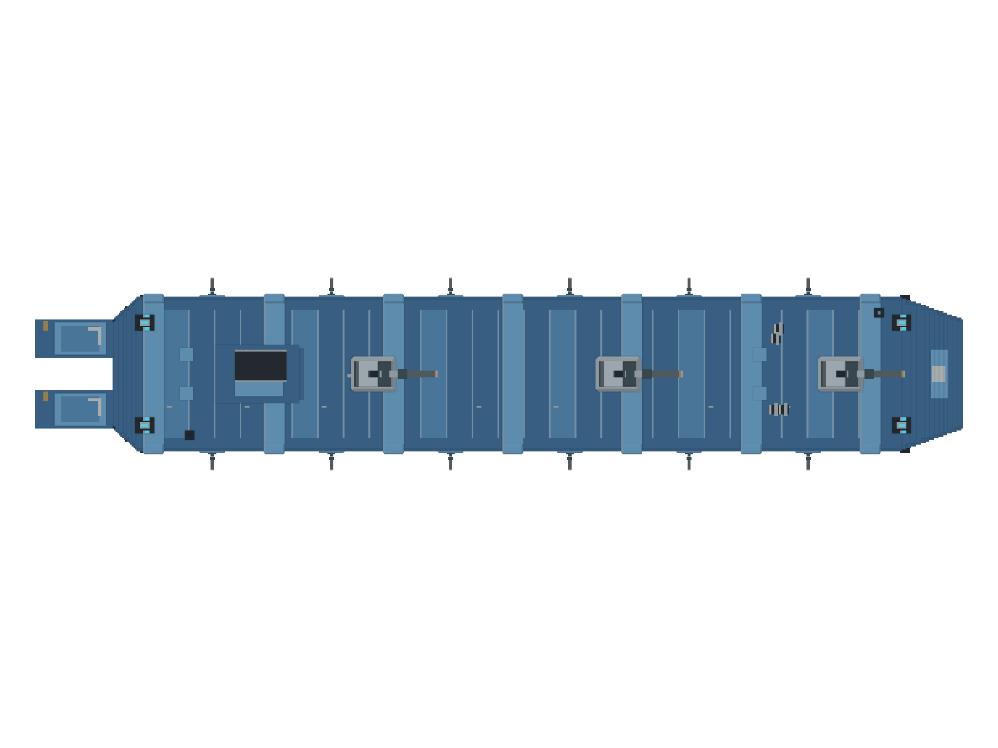 Top view of IRONCLAD