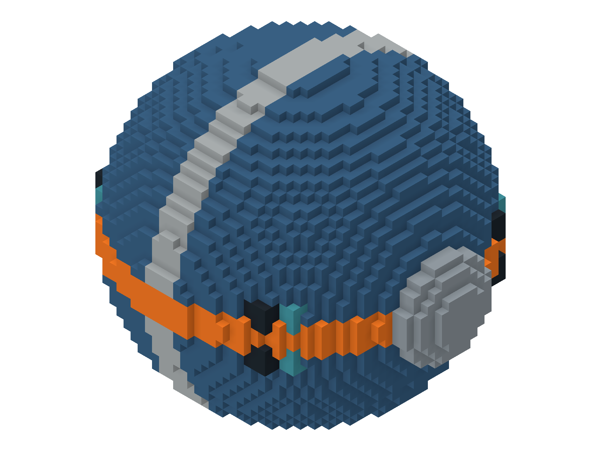 PEARL — three-quarter view from above