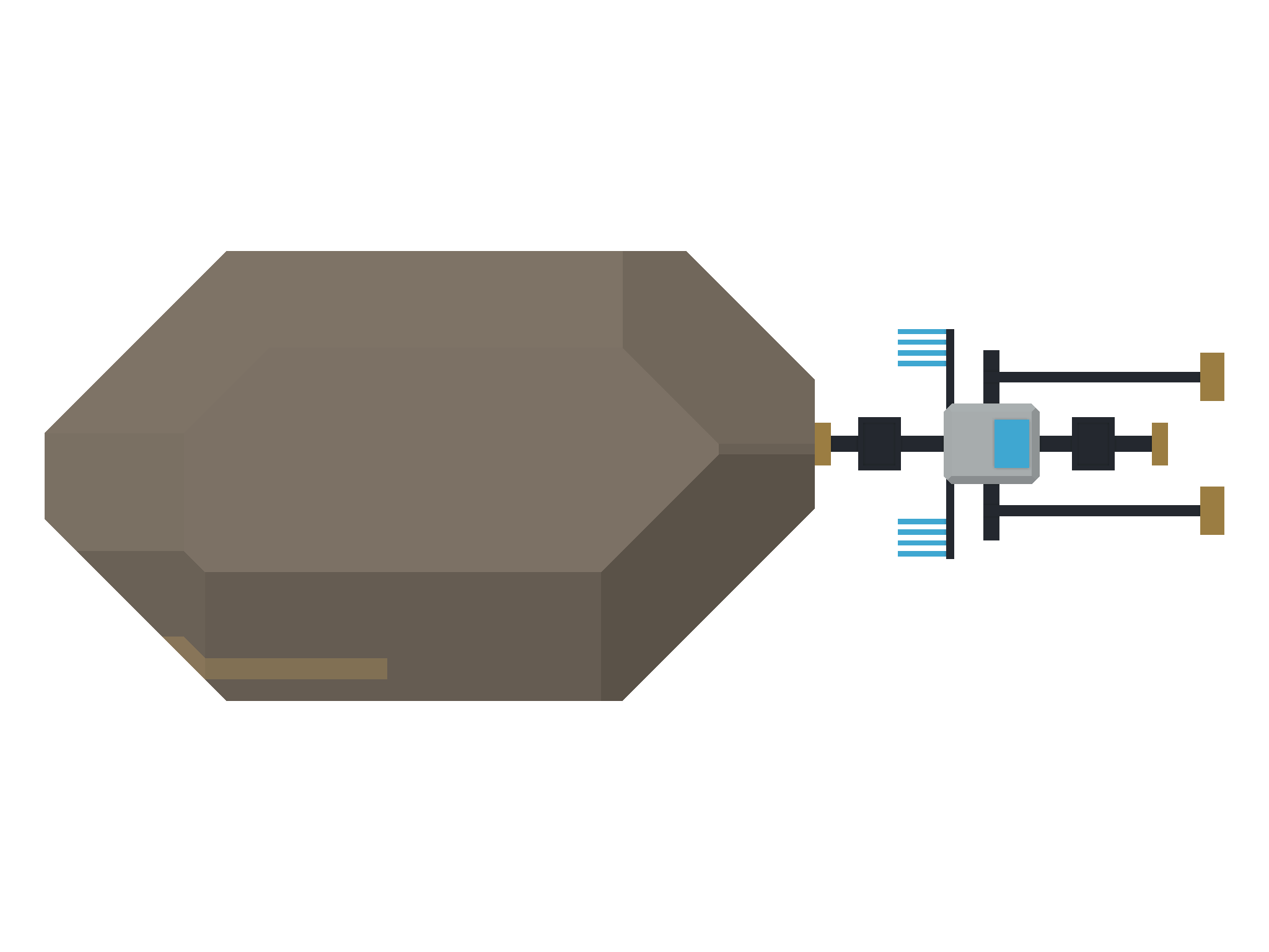 Top view of QUARRY / ORE MINE / DEPOSIT 0