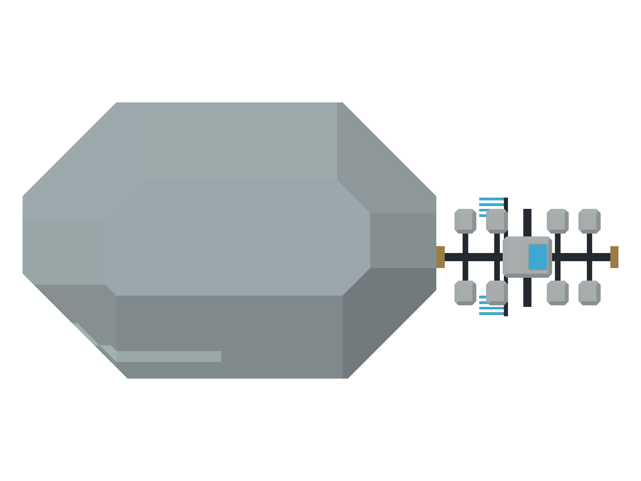 Top view of RIME / ICE MINE / DEPOSIT 3