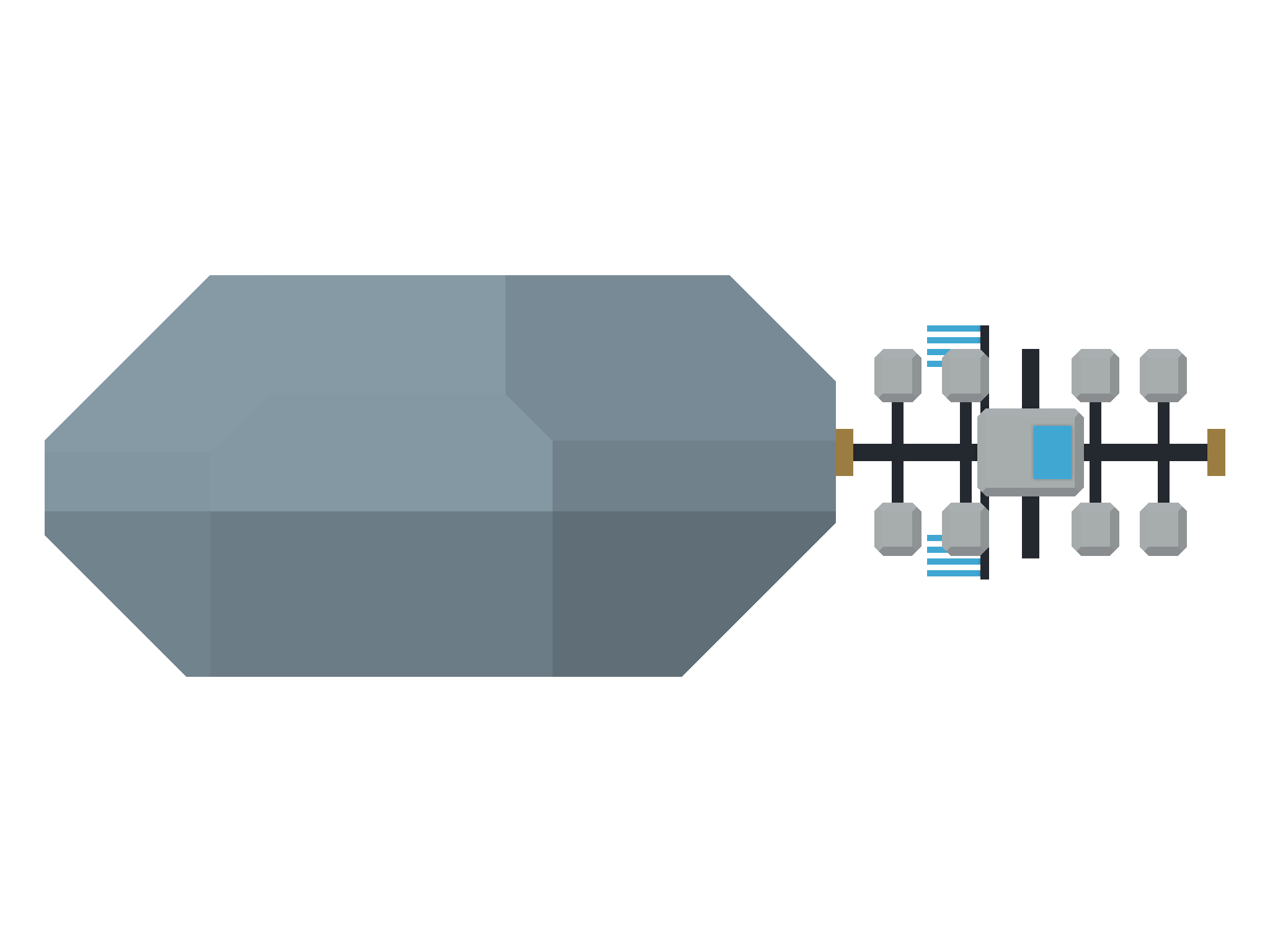 Top view of RIME / ICE MINE / DEPOSIT 2