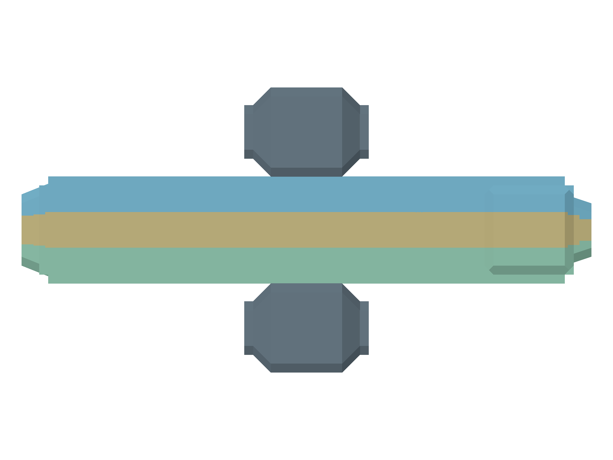 SPARROW / service launch material-derived boarding sections