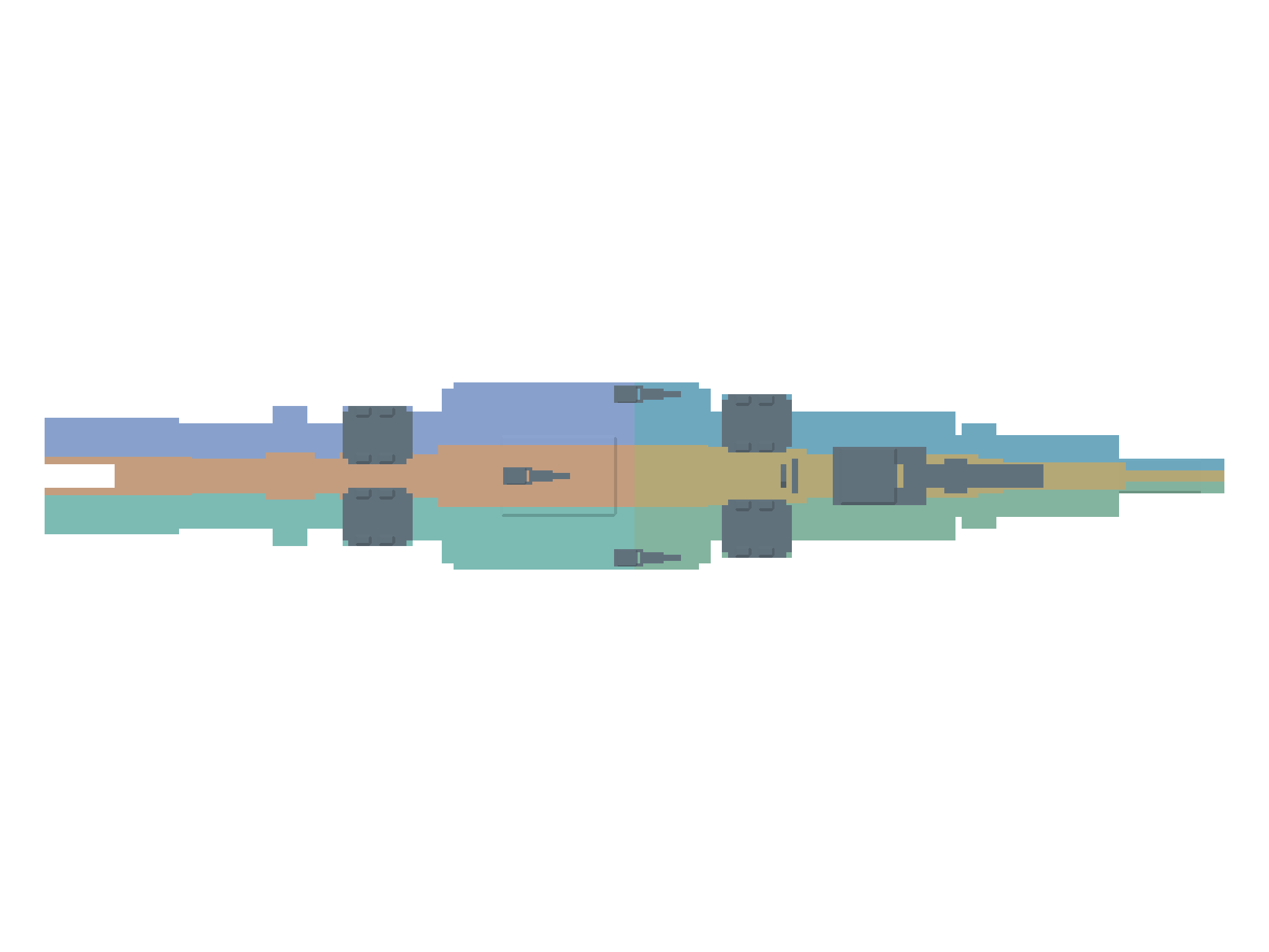 KESTREL / PD material-derived boarding sections