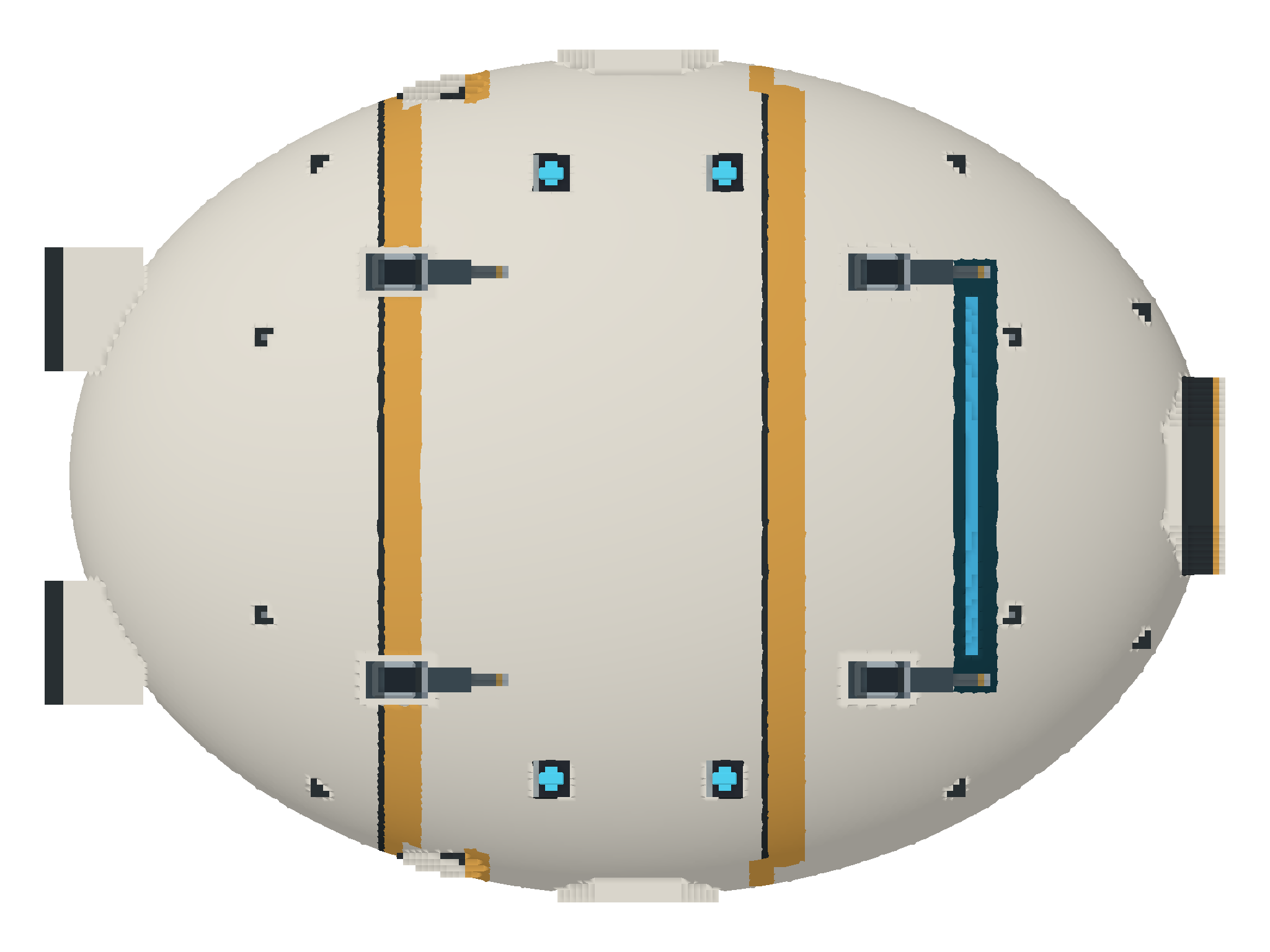 Top view of T-04 / HEAVY ASSAULT