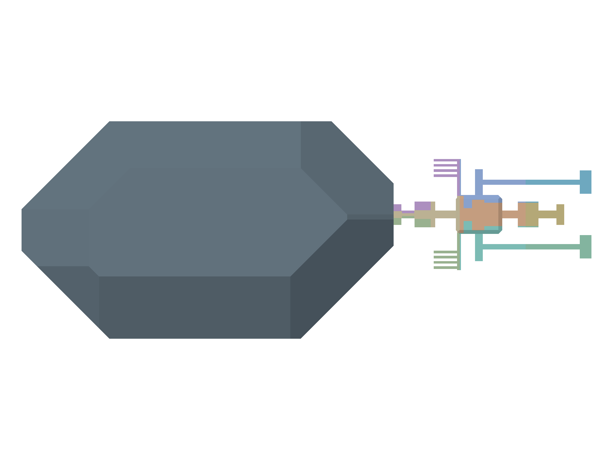 QUARRY / ORE MINE / DEPOSIT 0 material-derived boarding sections