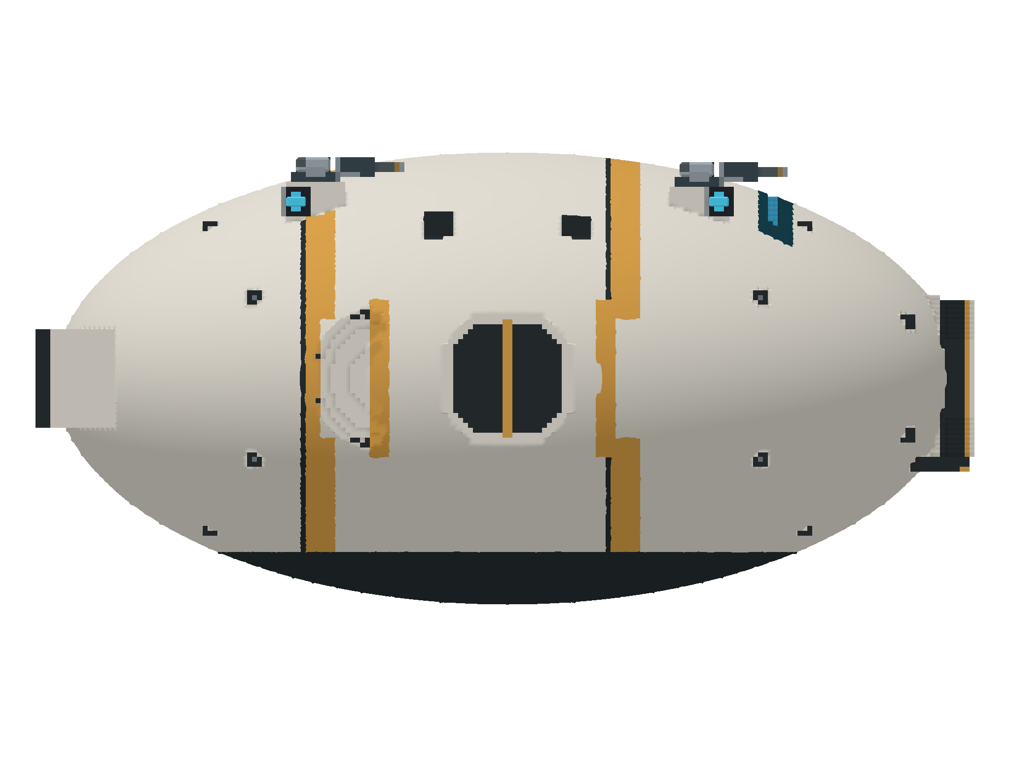 PRIVATE ARMED MERCHANT side view