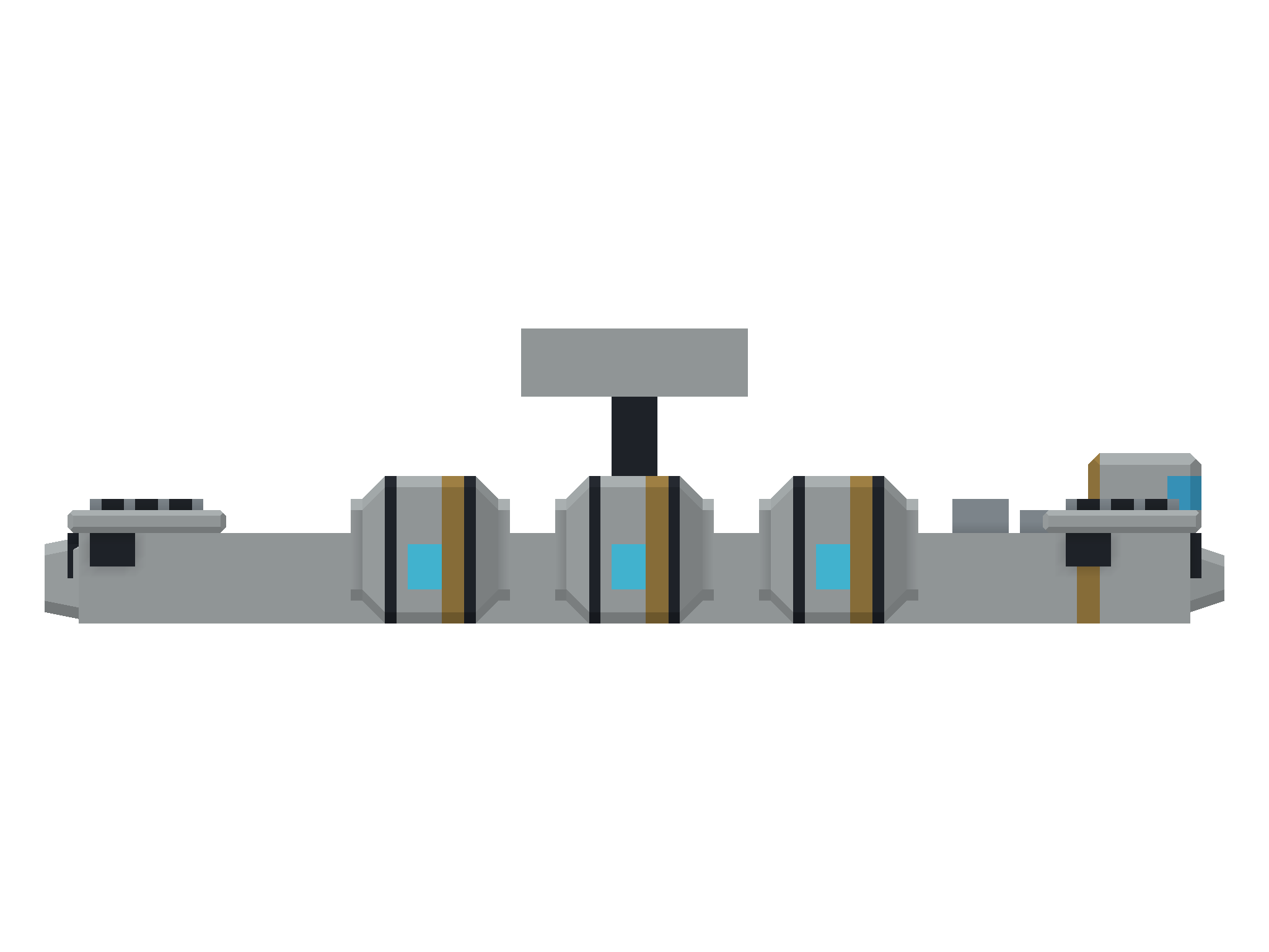 HELIOS / stellar collector side view