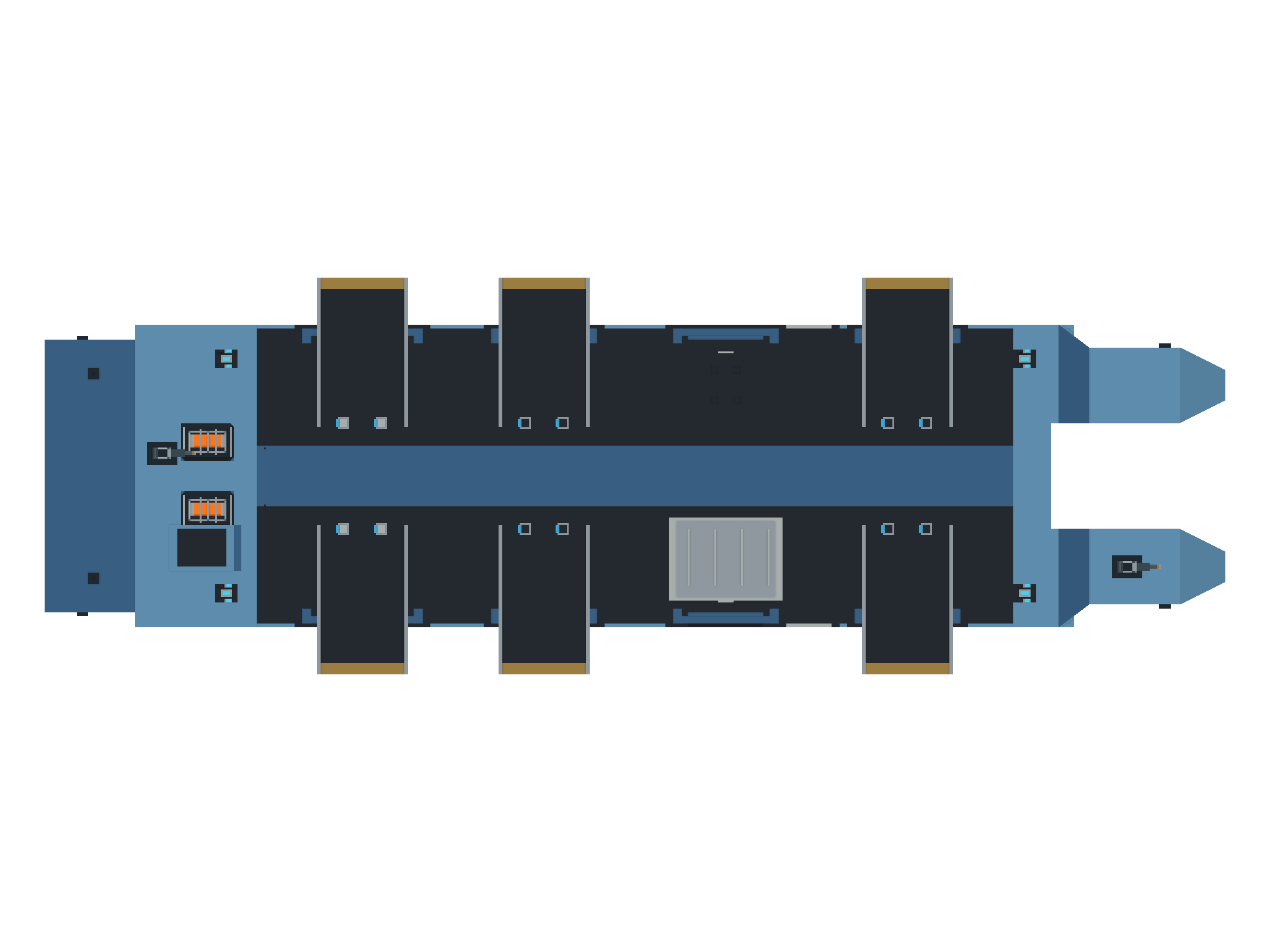 Top view of GOSHAWK / LONGREACH / RAPID