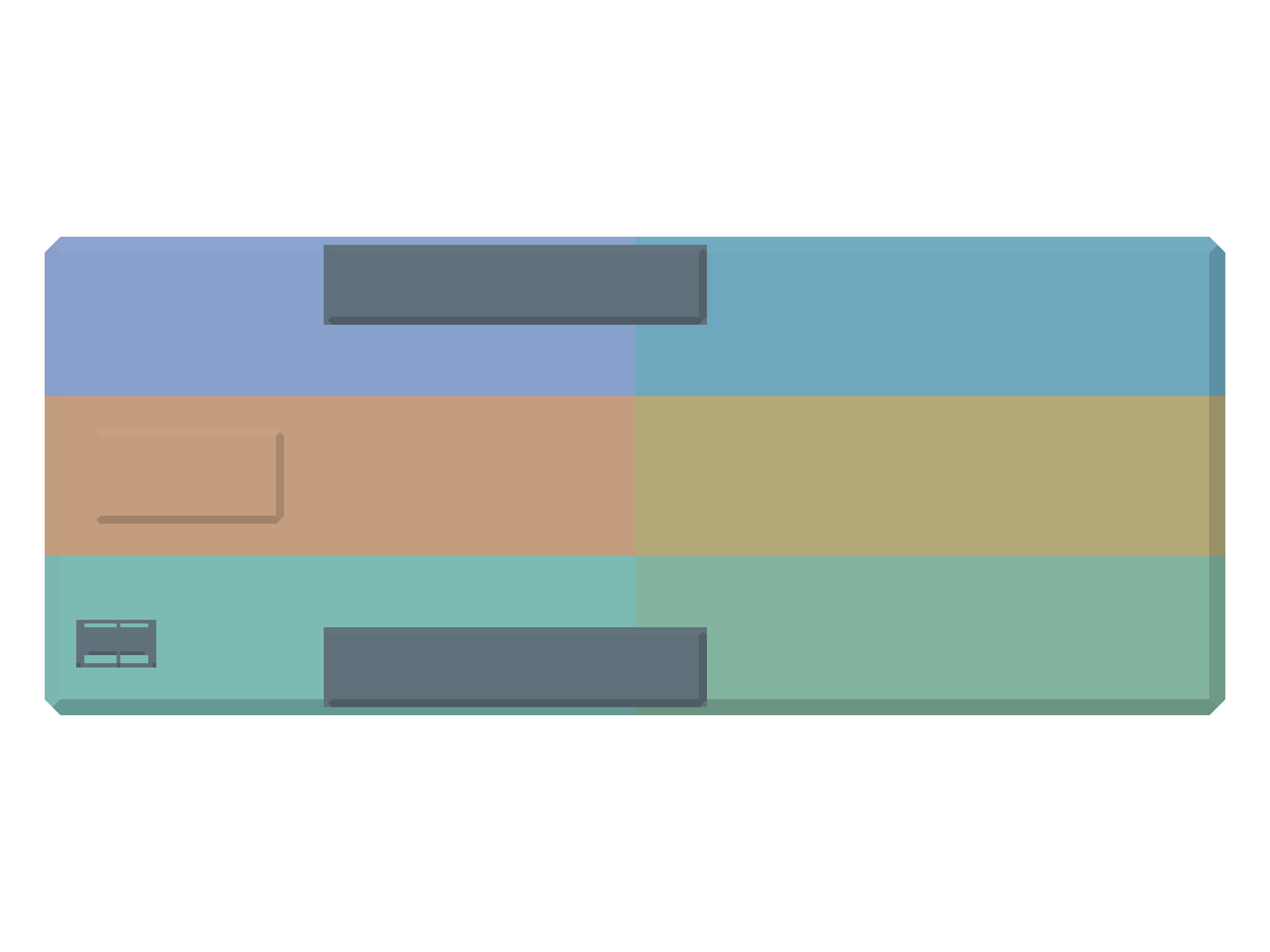 MENDER material-derived boarding sections