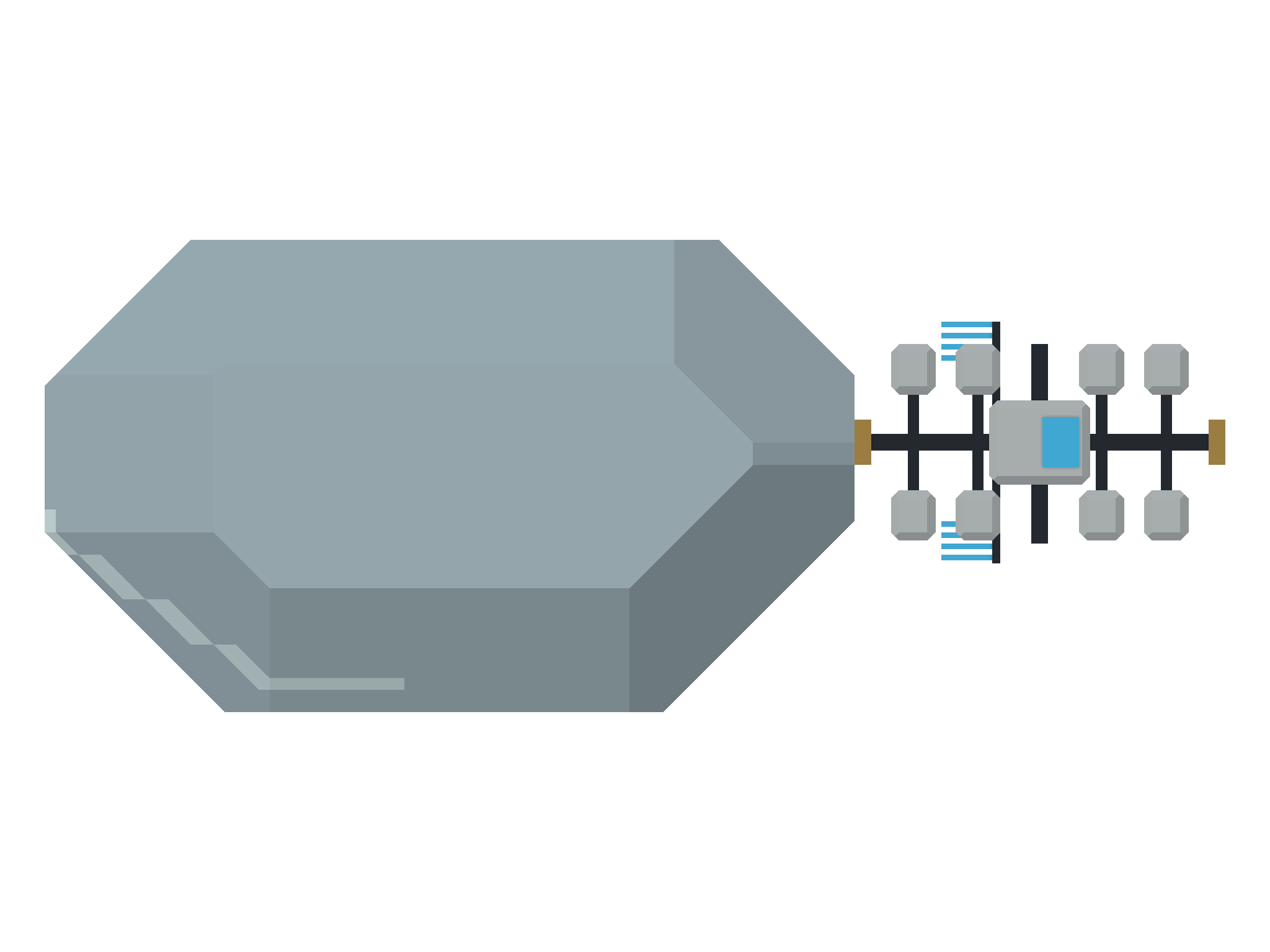 Top view of RIME / ICE MINE / DEPOSIT 0