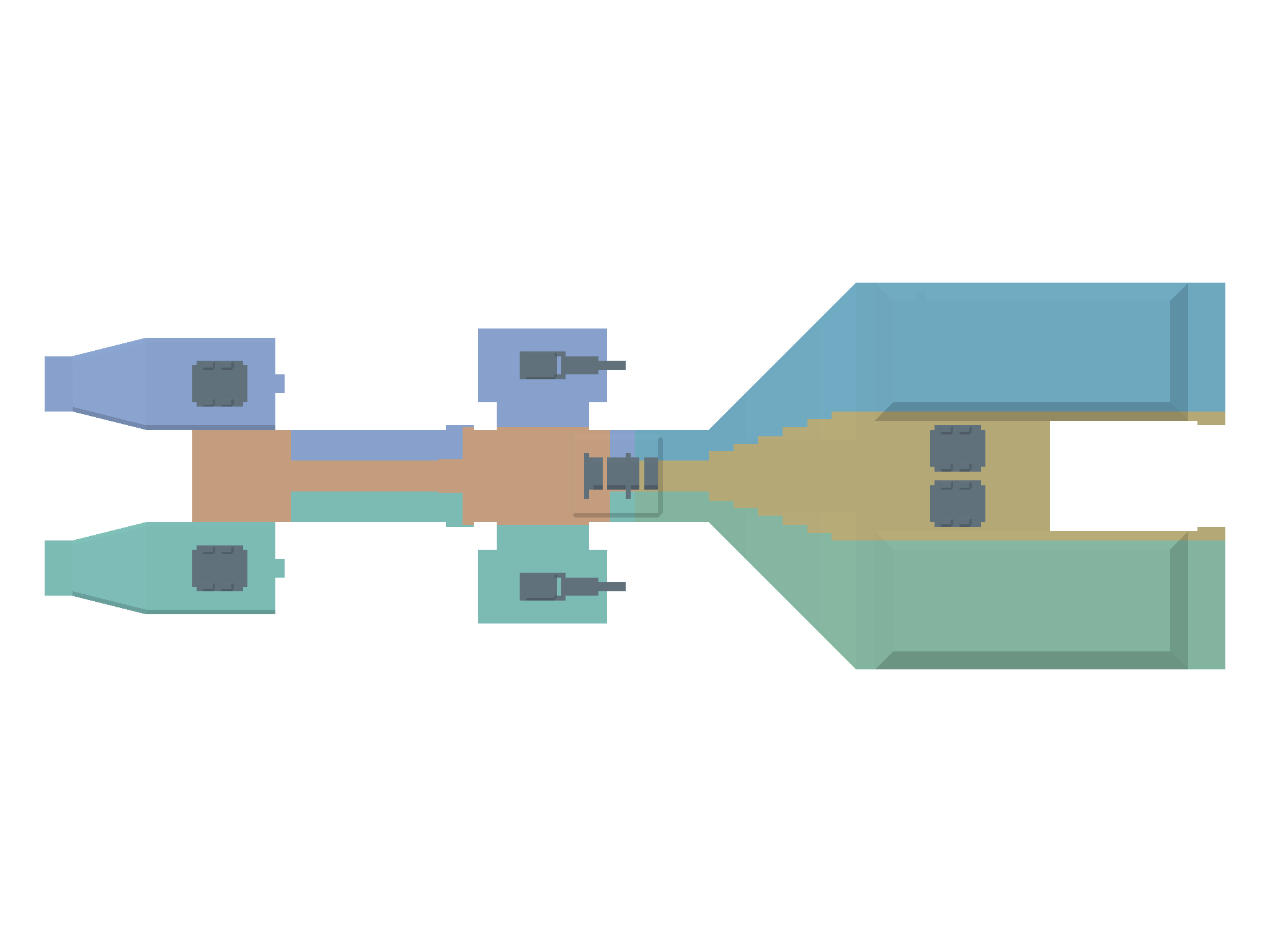 QUIVER material-derived boarding sections