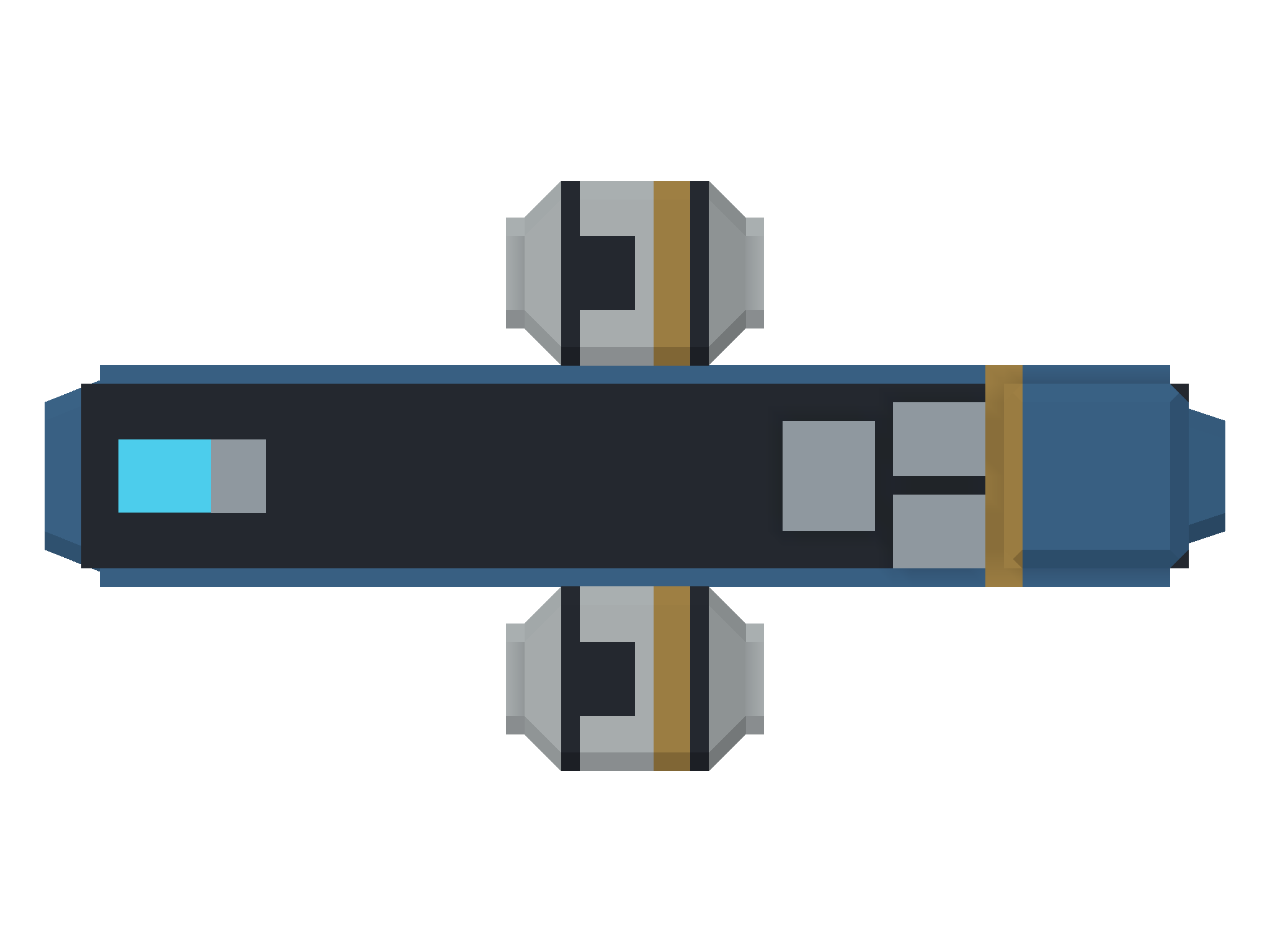 Top view of SPARROW / service launch