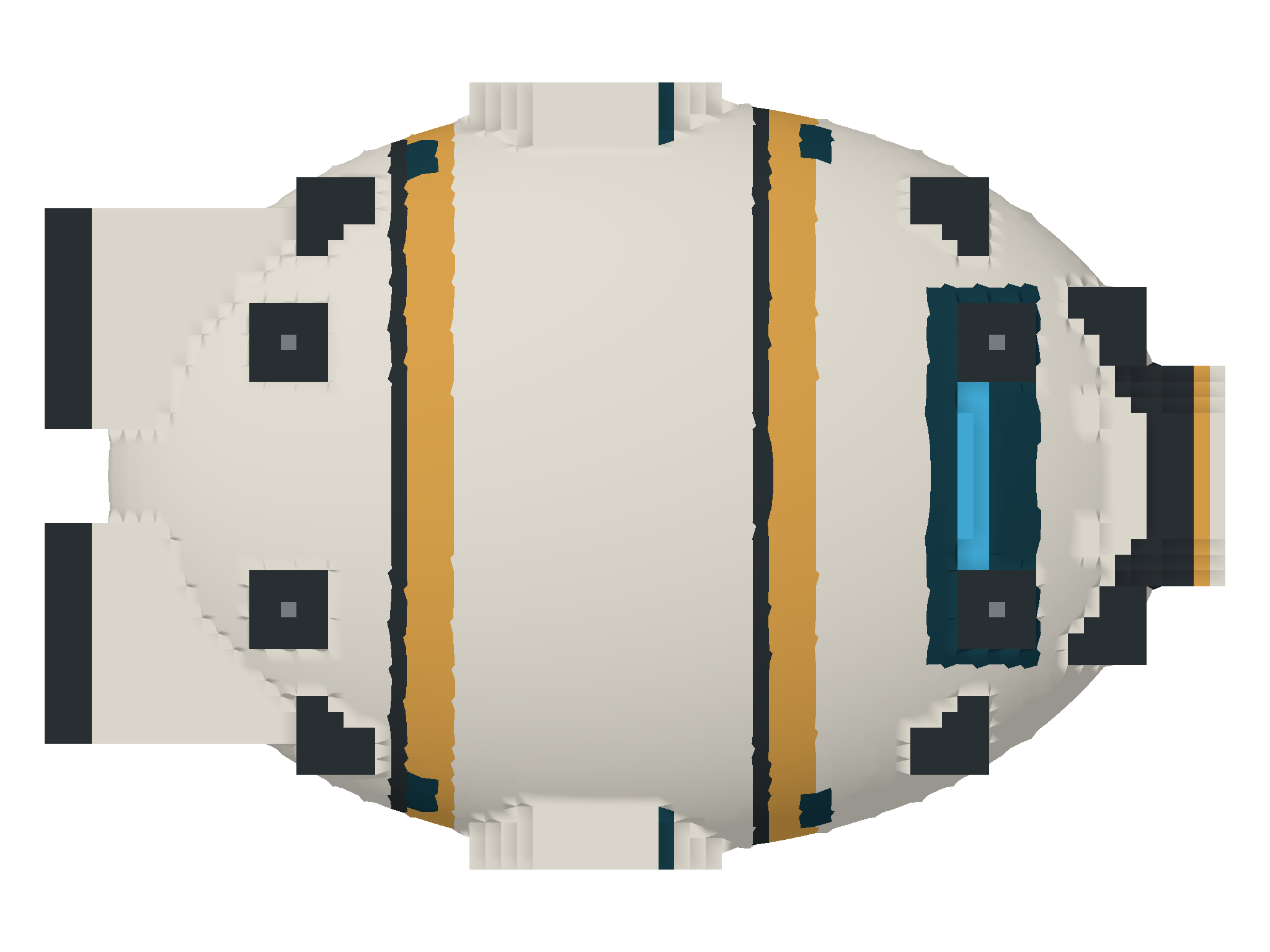 Top view of T-02 / COURIER