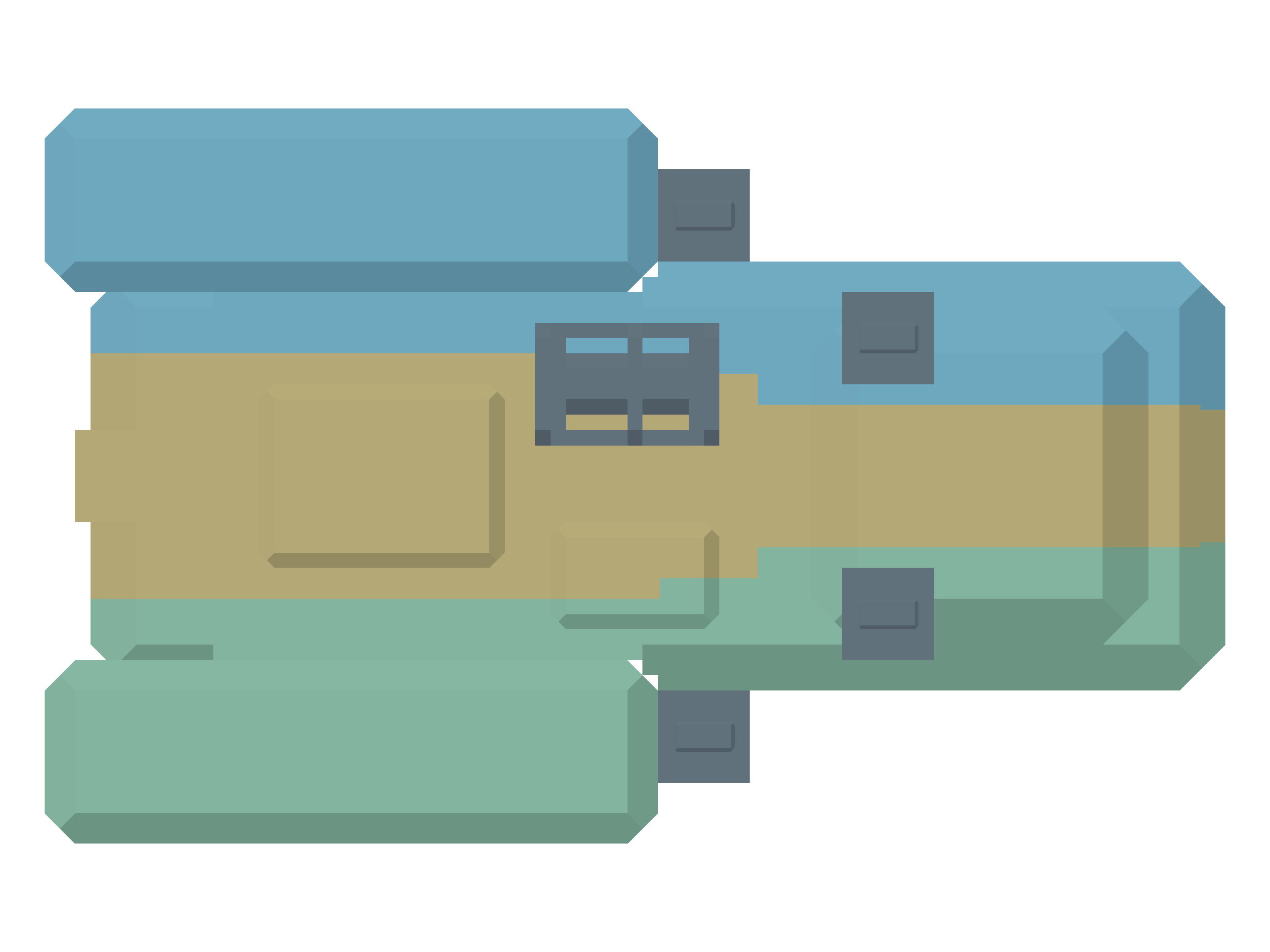 PORTER material-derived boarding sections