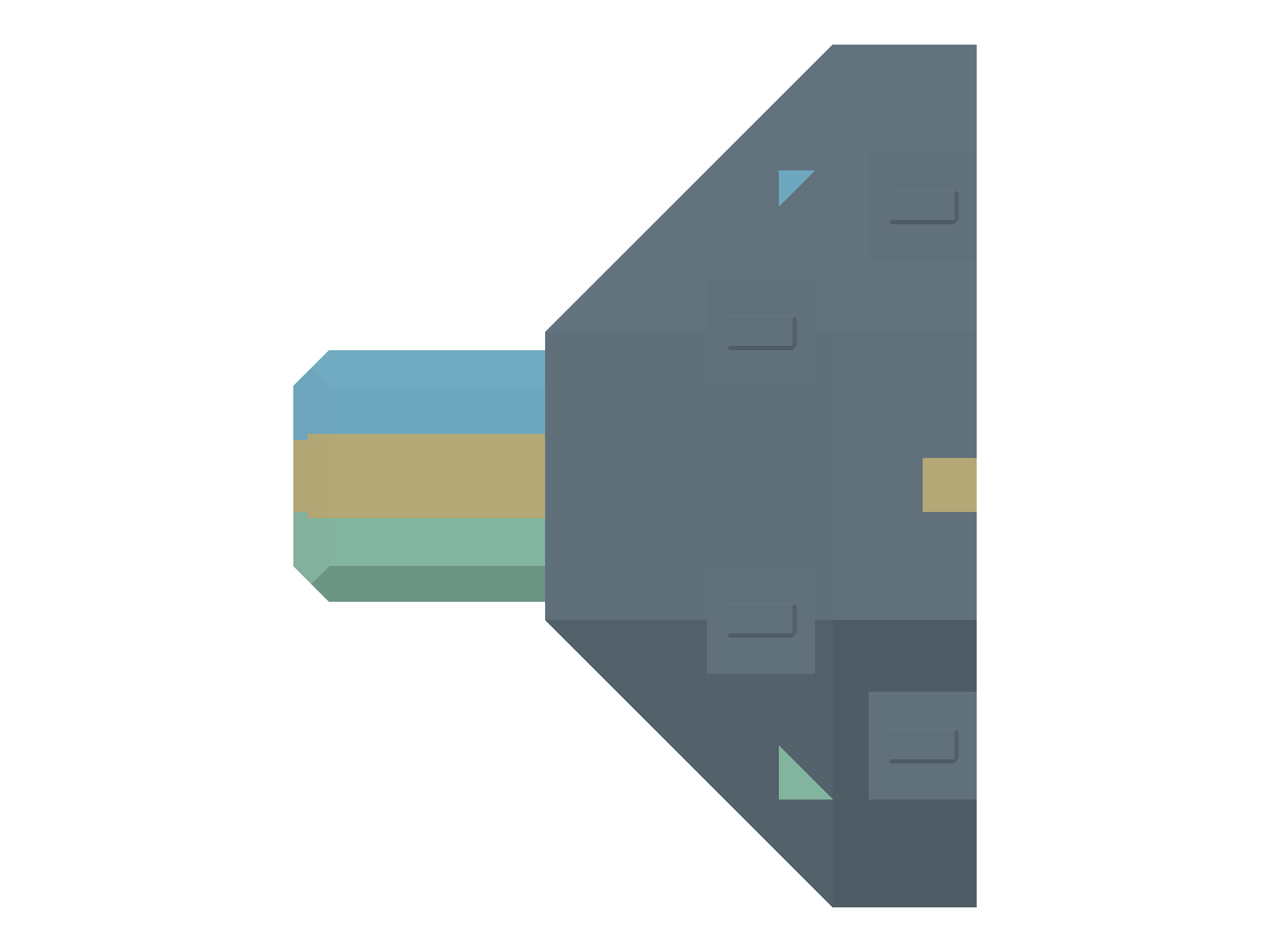 BULWARK material-derived boarding sections