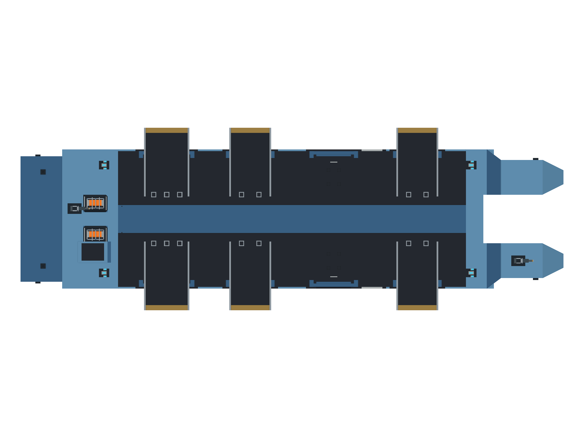 Top view of KITE / RACK