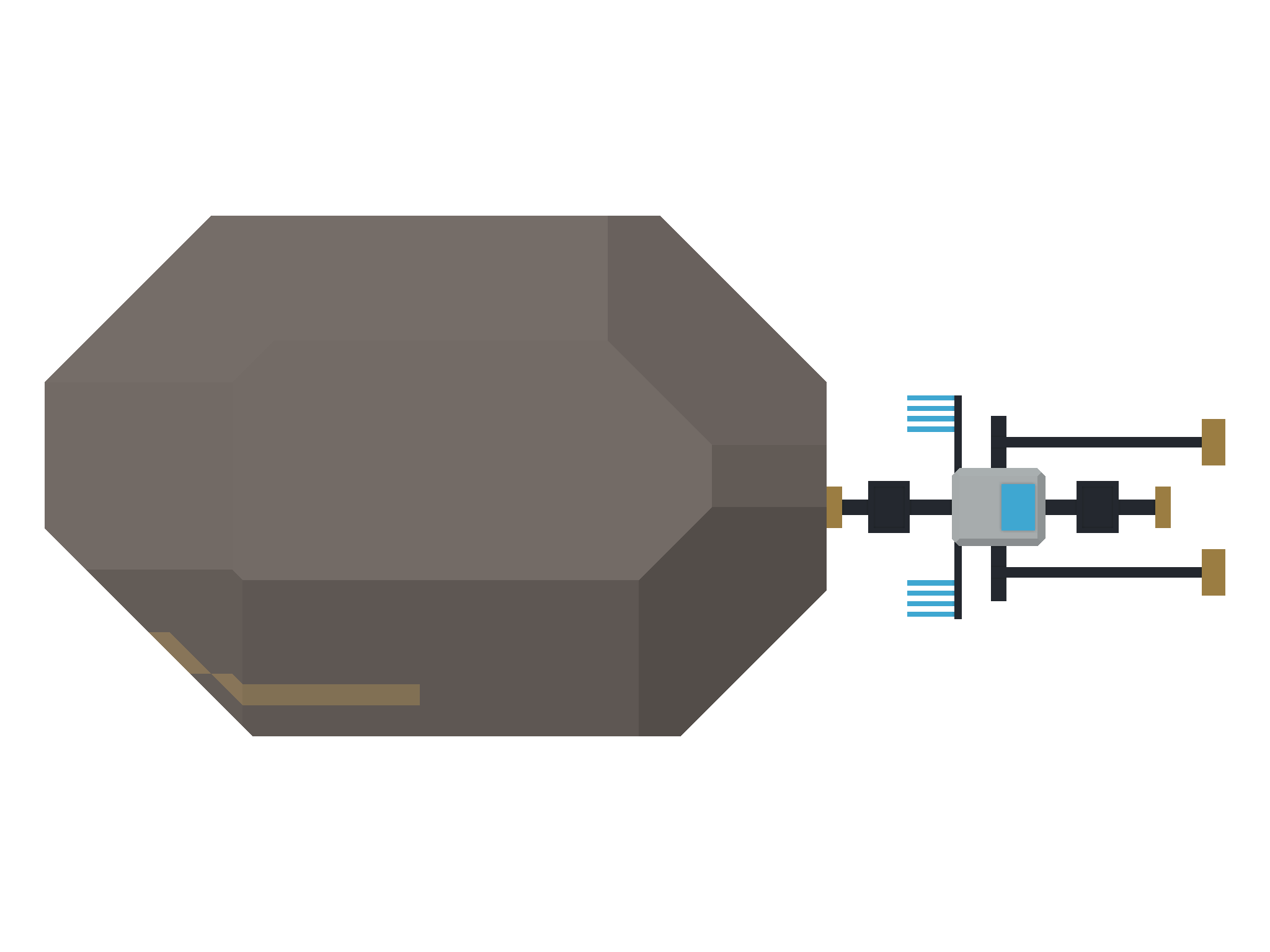 Top view of QUARRY / ORE MINE / DEPOSIT 3